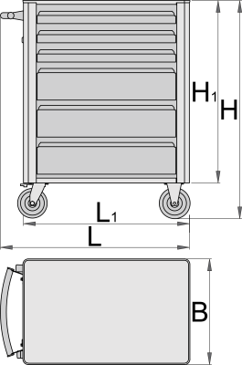 Carucior de scule Eurovision UNIOR 621436 s